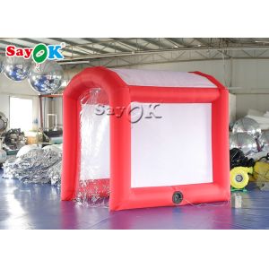 Outdoor 2x2.5x2.5mH Red Inflatable Disinfection Fogger Channel