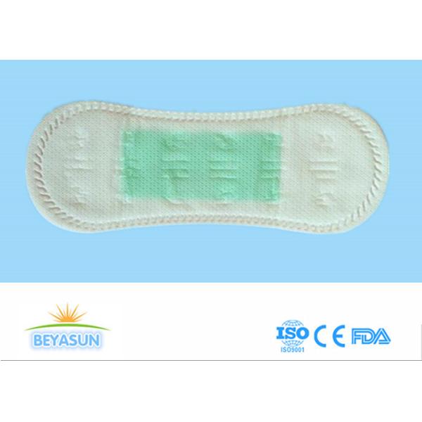 Buy Natural Ladies Sanitary Napkins , Custom Anion Panty Liner Cotton Topsheet at wholesale prices