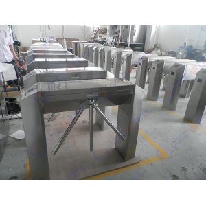 QR Code Card Reader Tripod Turnstile with 0.4s Barrier Open/Close Time and 3