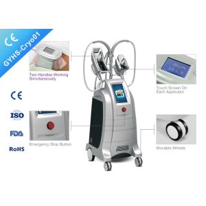 China Electronic Cryolipolysis Body Slimming Machine With Pure Water Cooling Liquid on sale