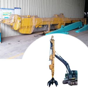 Excavator Telescopic Arm With Grapple Use BS900E Lighter Stronger