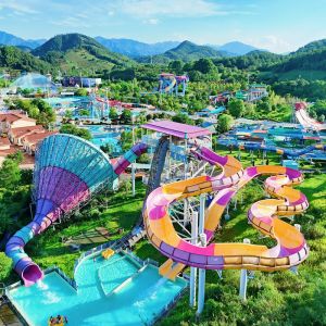 Commercial Theme Park Ride Outdoor FRP Speed Slide Water Park