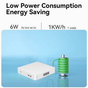 Intel N100 N5095 Mini PC With Single LAN And DDR4 16G RAM Support Dual Screen