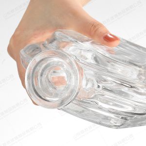 China Customized Glass Wine Bottles With Hot Stamping Surface Handling on sale