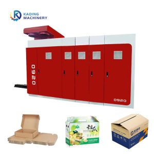 High Speed Cardboard Box Printer Machine Of Multi-Colour Printing