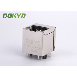 Factory Outlet Shield Megabit Vertical Insertion Rj45 Magnetic Ethernet Socket