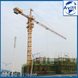TC5013 100m Height 1.3 Ton Hammerhead Tower Crane For Construction Projects