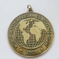 Quality Copper / zinc alloy OEM / ODM Custom Made Emblems with lanyard for sale