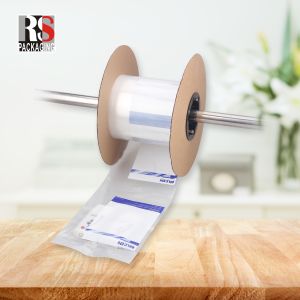 Custom Logo Perforated LDPE Pre Opened Bags On Roll For Automated Machines