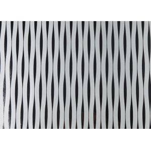 Nonwoven Lounge room Modern Striped Wallpaper Household Wet embossed Eco