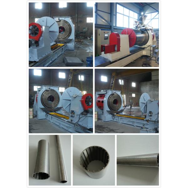 High Precision Carbon Steel Wedge Wire Screen Machine Max. 21000MM Diameter