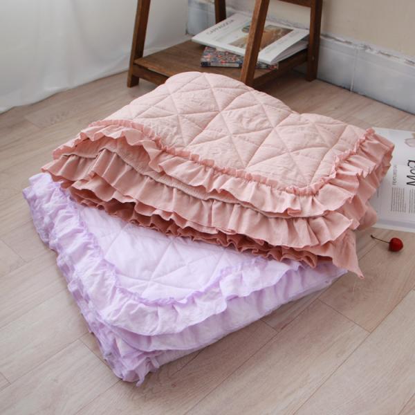 Washable Cotton Throw Blanket , Quilted Multiple Colors Luxury Throw Blanket