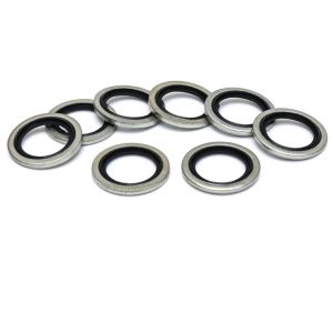Rubber Silicone Metal Bonded Sealing Washers Custom Designed