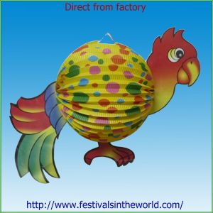 Quality printed animal paper lantern chicken for sale