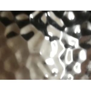 Hammered Stainless Steel Countertops Sink Metal Backsplash Material In Foshan