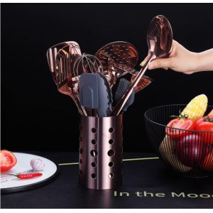 Rosegold Stainless Steel Kitchen Tool Set Phthalatefree Cadmiumfree