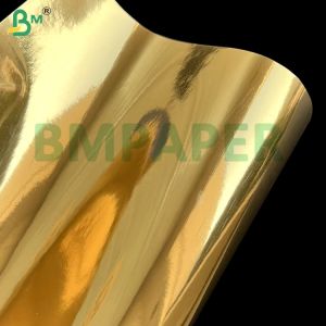 Fold Resistance High Stiffness Silver Gold Metalized Board 80gsm 90gsm For Gift