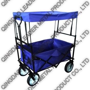 Quality Folding Utility Wagon with Canopy &amp; Expanded Handle - TC1011D ET for sale
