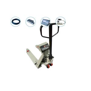 2 Tons Warehouse Weigh Scale Pallet Truck With RS232 Interface
