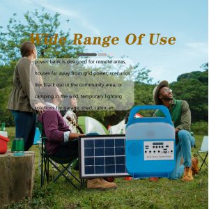 8000mah Solar Rechargeable Camping Light With MP3 Radio