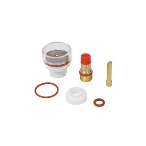 Durable TIG Cup Consumables WP17 18 26 TIG Large Champagne Clear Nozzle Kit with
