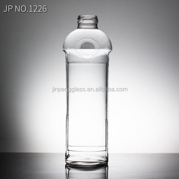 Mineral Water Glass Bottle 750 Ml With Screw Cap Sealing Type For Holy Water