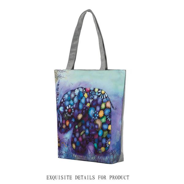 New little girl elephant female tourist attractions printing Ms. shoulder