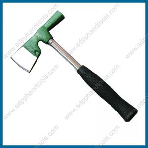 Quality multi-purpose claw hatchet with steel rubber handle, 600g steel forged axe head, 36cm steel handle for sale