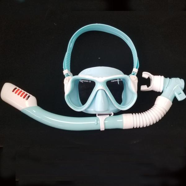 Lightweight Dive Face Mask And Snorkel Set Combo For Kids