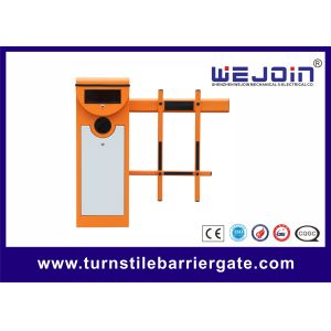 Quality Parking Lot Electronic Barrier Gates AC Motor 80W 24V Manual Release 1/3/6 Second for sale