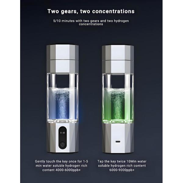 Wholesale 6000 ppb Hydrogen Water Bottle Portable Hydrogen Water Generator Bottle