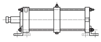 QGT Air Cylinder Large impact force generated by compressed air is applicable to printing blanking punching small air consumption