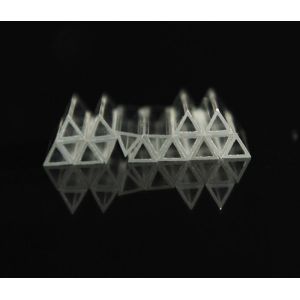 Single Bore Triangular Quartz Microtube Customized Length