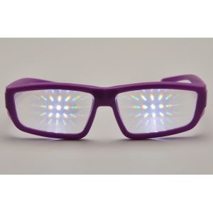 Promotional Plastic Diffraction Glasses With Clear Fireworks Film