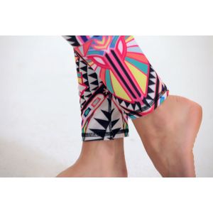 OEM women yoga pants polyester spandex fabric bodybuilding gymwear