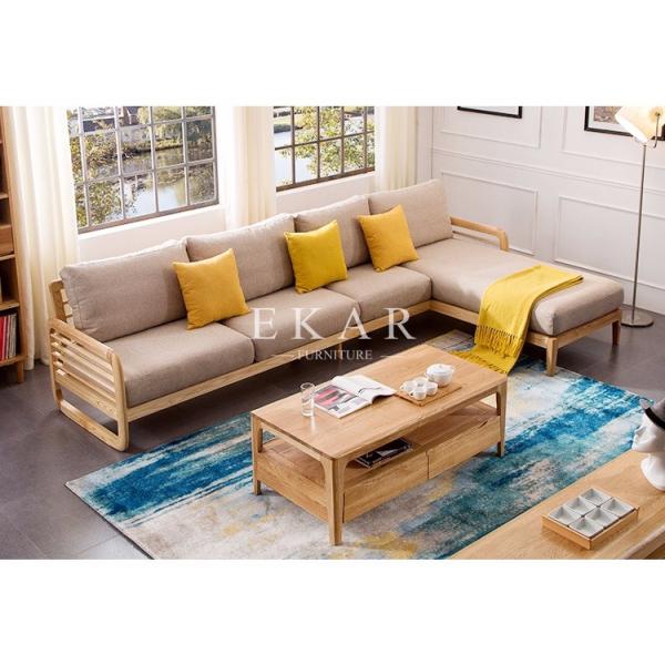 New Model 6 Seater Wood Sofa Set