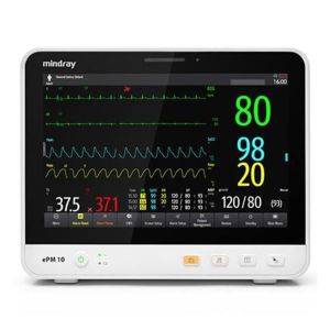 China Mindray ePM10 Patient Monitor with 1280*800 Pixels Resolution Touch Screen and 10 to 15 Degrees Screen Tilt for Hospital Use on sale