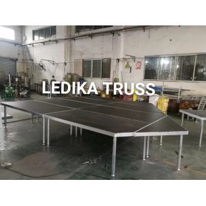 1.22*2.44mm Outdoor Movable Aluminum Stage Platform 18mm Plywood Thickness Stage Board