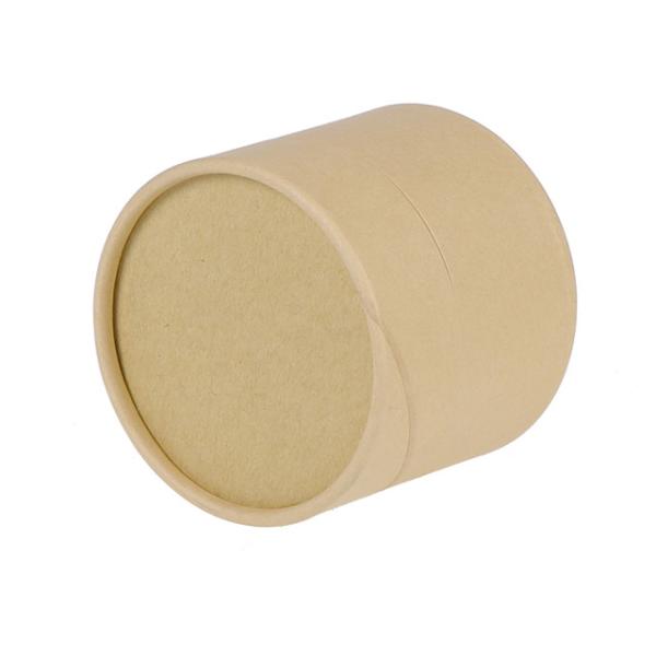 Wholesale Cheap Recycled Brown Kraft Paper Tube Packaging Boxes For Candle Tube Cardboard Cylinder Gift Packing