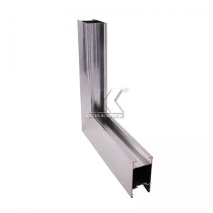 Quality Anodized Silver Aluminum Extrusion Profiles 6063 T5 For Sliding Window for sale