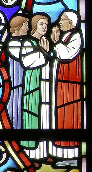 Cathedral Beveled Transparent Stained Glass Sheet With Textures 3mm