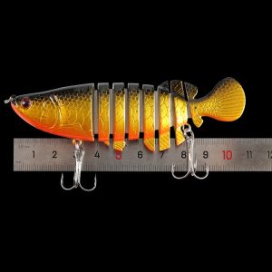 13 Colors 10.5CM/18.6g 3D Eyes Dragonfish Bait Submerged Eight Multi Jointed