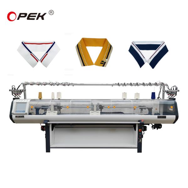 80 Inch Double Head Collar Knitting Machine Single Knitting Method for Easy Operation