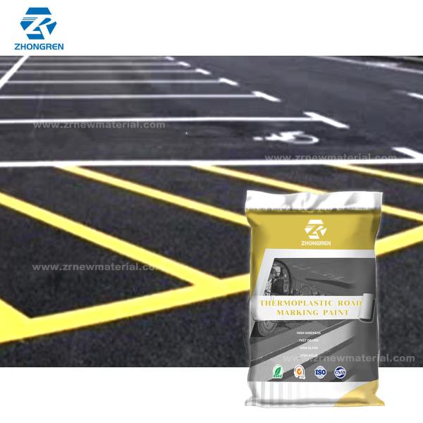 Anti Skid Thermoplastic Road Paint Traffic Marking Temperature Resistance