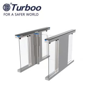 Airports Hotels Sus 304 Turboo Turnstile Barrier Gate 600mm Width
