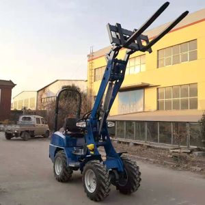2000kg Small Wheel Loader With Max Dump Height 2167mm Steering Angle 49°