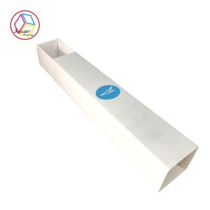 Recycled Cardboard Gift Boxes Vimineous Shape Customized Logo Printing