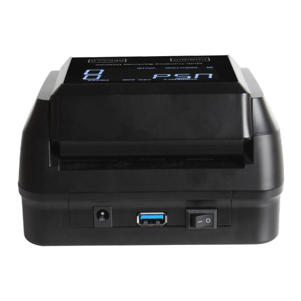 Buy COUNTERFEIT BILL DETECTOR  UZS KZT THB USD EUR 4 DIRECTION FEED NOTES TOUCH PANEL MULTI CURRENCIES FACTORY PRICE at wholesale prices