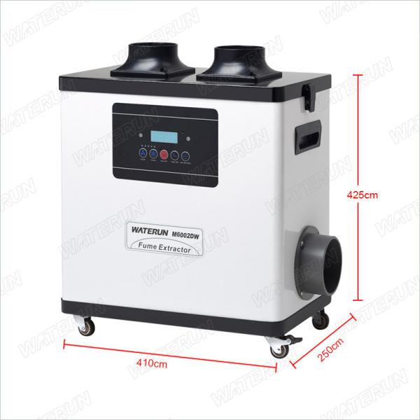 110V White Moxibustion nail salon fume extractor Equipment with Double Arms
