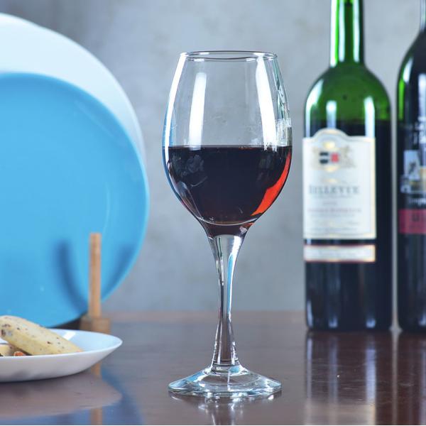 Buy Crystal Clear Machine Blown Goblet Wine Glass 390ml 13Oz For Red Wine at wholesale prices